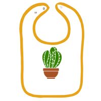 Infant Contrast Trim Terry Bib Thumbnail