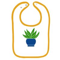 Infant Contrast Trim Terry Bib Thumbnail