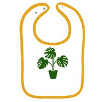 Infant Contrast Trim Terry Bib Thumbnail