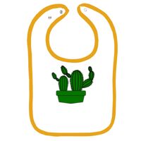Infant Contrast Trim Terry Bib Thumbnail