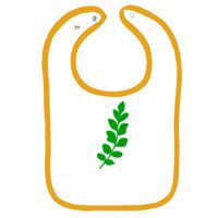 Infant Contrast Trim Terry Bib Thumbnail