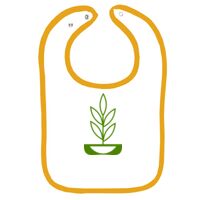 Infant Contrast Trim Terry Bib Thumbnail