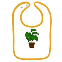 Infant Contrast Trim Terry Bib Thumbnail