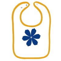 Infant Contrast Trim Terry Bib Thumbnail