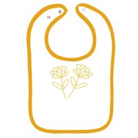 Infant Contrast Trim Terry Bib Thumbnail