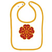 Infant Contrast Trim Terry Bib Thumbnail