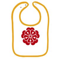Infant Contrast Trim Terry Bib Thumbnail
