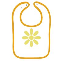 Infant Contrast Trim Terry Bib Thumbnail