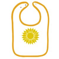 Infant Contrast Trim Terry Bib Thumbnail