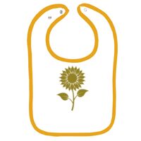 Infant Contrast Trim Terry Bib Thumbnail