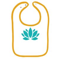 Infant Contrast Trim Terry Bib Thumbnail