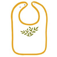 Infant Contrast Trim Terry Bib Thumbnail