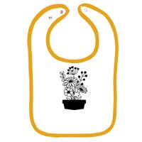 Infant Contrast Trim Terry Bib Thumbnail