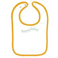 Infant Contrast Trim Terry Bib Thumbnail