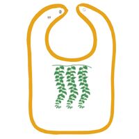 Infant Contrast Trim Terry Bib Thumbnail