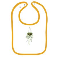 Infant Contrast Trim Terry Bib Thumbnail