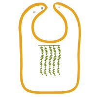 Infant Contrast Trim Terry Bib Thumbnail