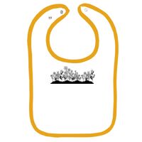 Infant Contrast Trim Terry Bib Thumbnail