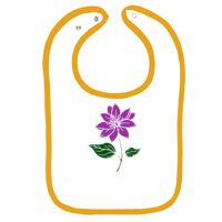 Infant Contrast Trim Terry Bib Thumbnail