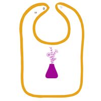 Infant Contrast Trim Terry Bib Thumbnail
