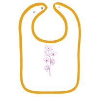 Infant Contrast Trim Terry Bib Thumbnail