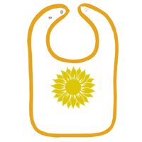 Infant Contrast Trim Terry Bib Thumbnail
