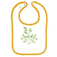 Infant Contrast Trim Terry Bib Thumbnail