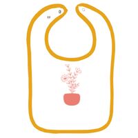 Infant Contrast Trim Terry Bib Thumbnail