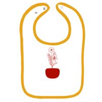 Infant Contrast Trim Terry Bib Thumbnail