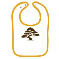 Infant Contrast Trim Terry Bib Thumbnail