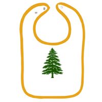 Infant Contrast Trim Terry Bib Thumbnail