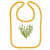 Infant Contrast Trim Terry Bib Thumbnail