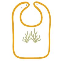 Infant Contrast Trim Terry Bib Thumbnail