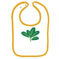 Infant Contrast Trim Terry Bib Thumbnail