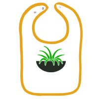 Infant Contrast Trim Terry Bib Thumbnail