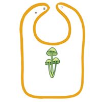 Infant Contrast Trim Terry Bib Thumbnail