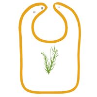 Infant Contrast Trim Terry Bib Thumbnail