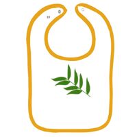 Infant Contrast Trim Terry Bib Thumbnail