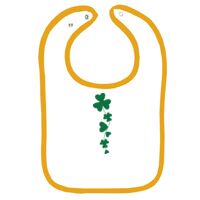 Infant Contrast Trim Terry Bib Thumbnail