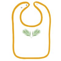 Infant Contrast Trim Terry Bib Thumbnail