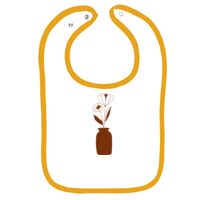 Infant Contrast Trim Terry Bib Thumbnail
