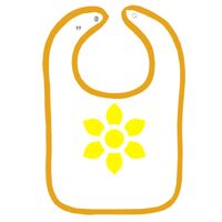 Infant Contrast Trim Terry Bib Thumbnail