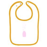 Infant Contrast Trim Terry Bib Thumbnail