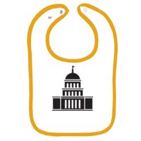 Infant Contrast Trim Terry Bib Thumbnail