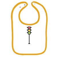 Infant Contrast Trim Terry Bib Thumbnail