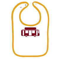 Infant Contrast Trim Terry Bib Thumbnail