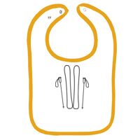 Infant Contrast Trim Terry Bib Thumbnail