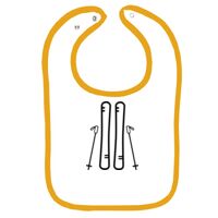 Infant Contrast Trim Terry Bib Thumbnail