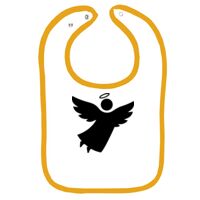 Infant Contrast Trim Terry Bib Thumbnail