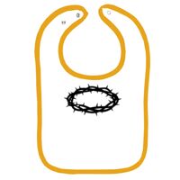 Infant Contrast Trim Terry Bib Thumbnail
